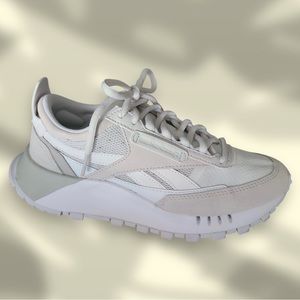 Reebok Classic Leather Legacy 'White Skull Grey' Sneakers MENS 4.5/WMNS 6